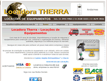 Tablet Screenshot of locatherra.com.br